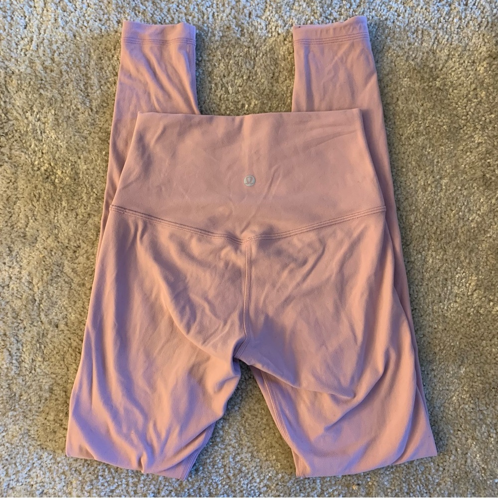 lululemon align leggings light pink